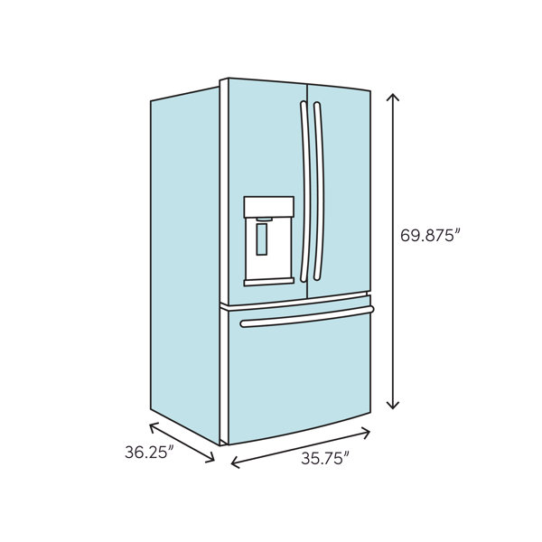 GE Profile Smart Appliances 36" French Door 27.8 cu. ft. Smart Energy